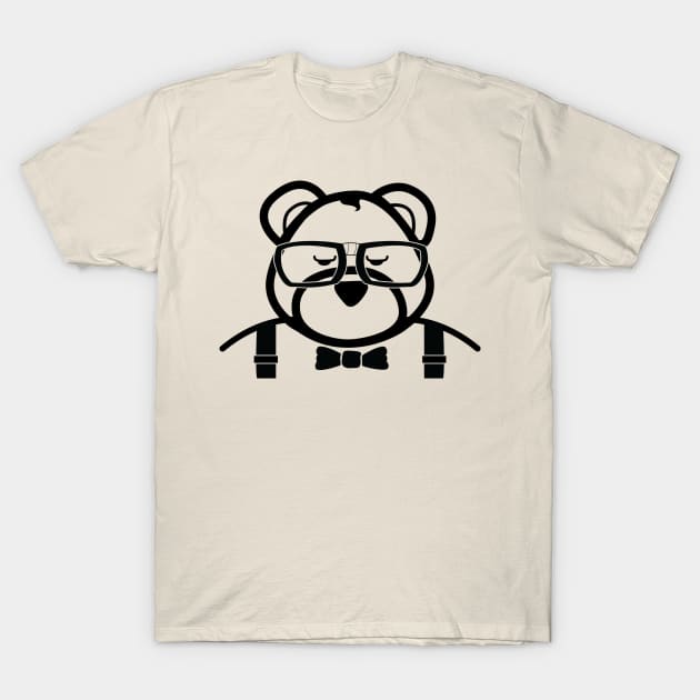 Nerd Bear T-Shirt by bobbuel